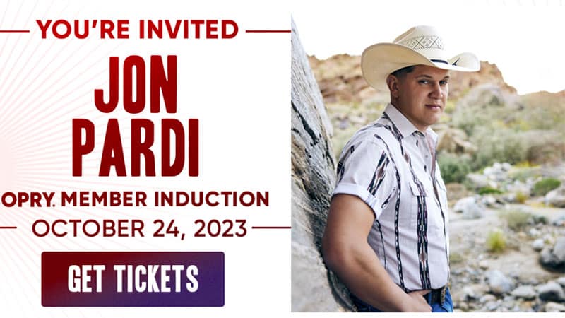 Jon Pardi gets Grand Ole Opry induction date