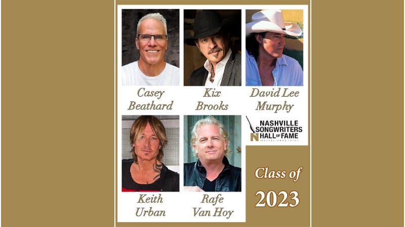 Keith Urban, Kix Brooks among 2023 Nashville Songwriters Hall of Fame inductees