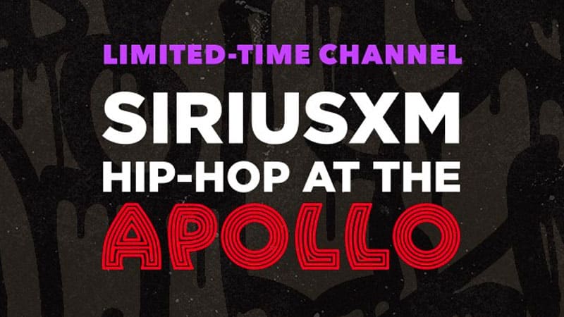SiriusXM launches limited edition Hip Hop at the Apollo channel