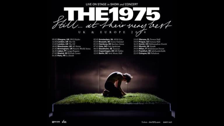 The 1975 plot 2024 UK, European tour