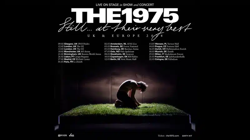 The 1975 plot 2024 UK, European tour
