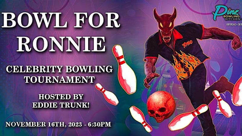 14th Annual Bowl for Ronnie celebrity bowling party set for November