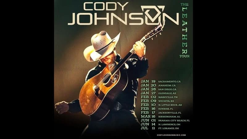 Cody Johnson announces The Leather Tour 2024