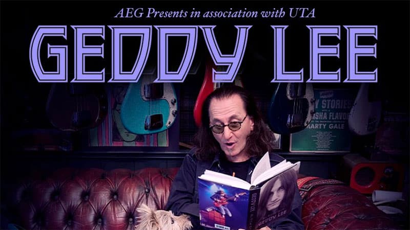 Rush’s Geddy Lee announces intimate spoken word tour