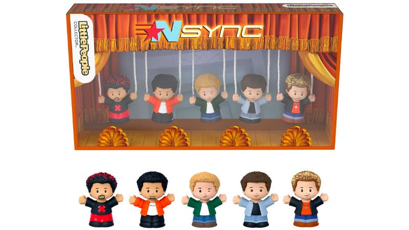 Fisher Price profiling NSYNC with Little People collectibles