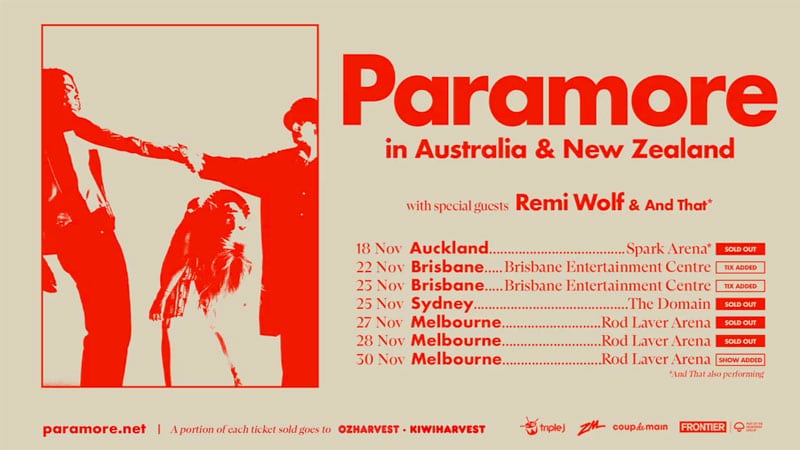 Paramore adds final Melbourne show