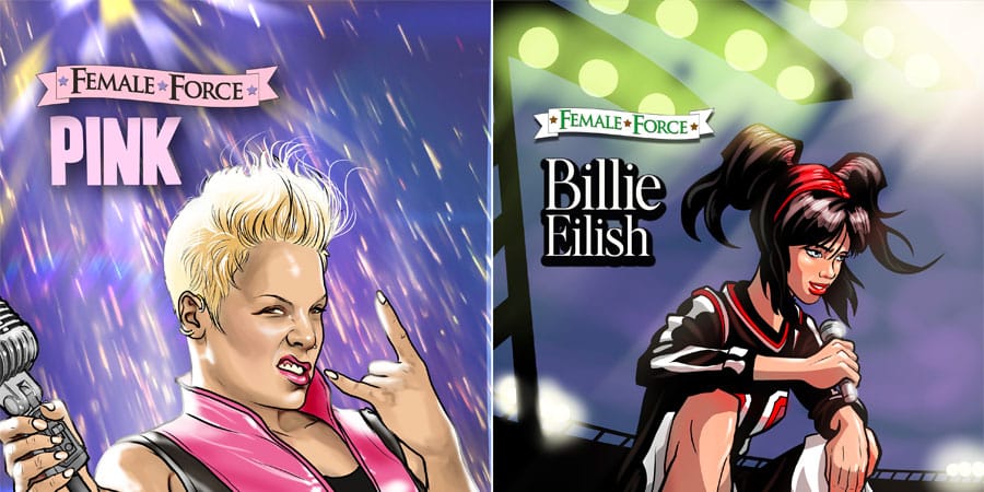 TidalWave Comics profiles Billie Eilish, Pink
