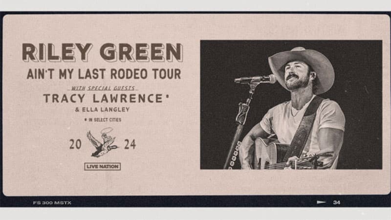 Riley Green announces 2024 Ain’t My Last Rodeo Tour