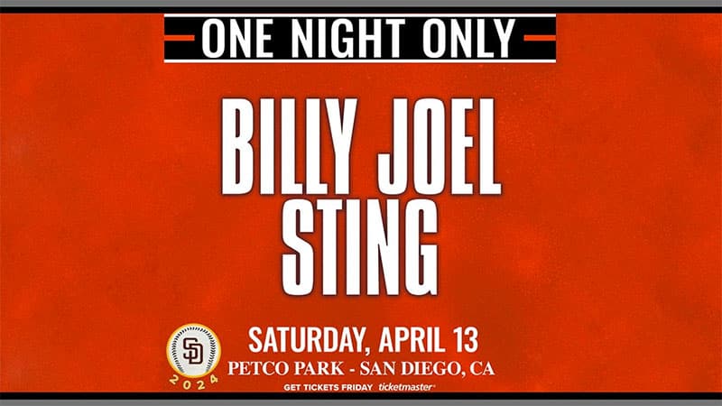 Billy Joel, Sting announce San Diego co-headlining concert
