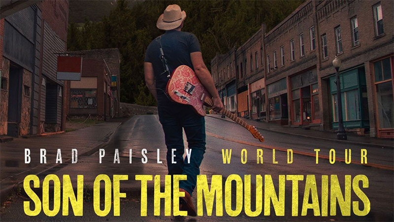 Brad Paisley announces Son of the Mountains World Tour 2024