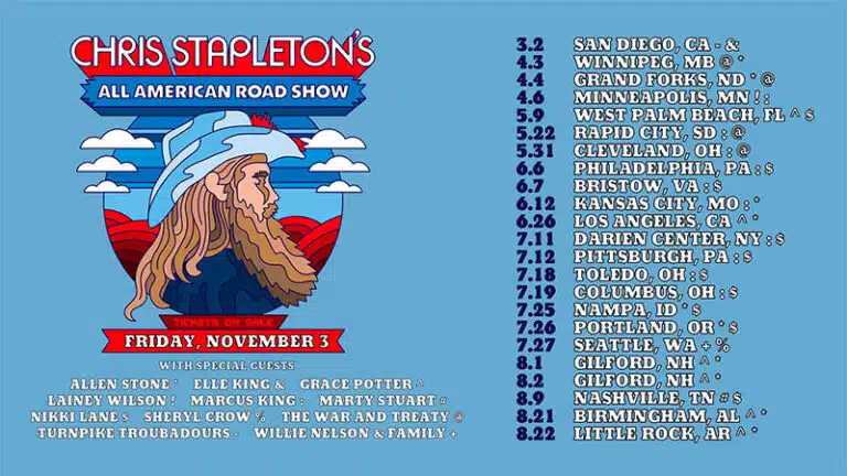 Chris Stapleton confirms 2024 All-American Road Show