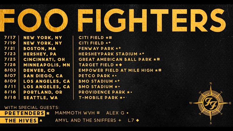Foo Fighters announce 2024 stadium tour