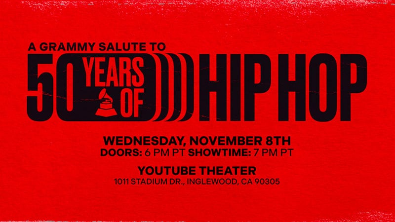 Additional artists announced for ‘A Grammy Salute to 50 Years of Hip-Hop’