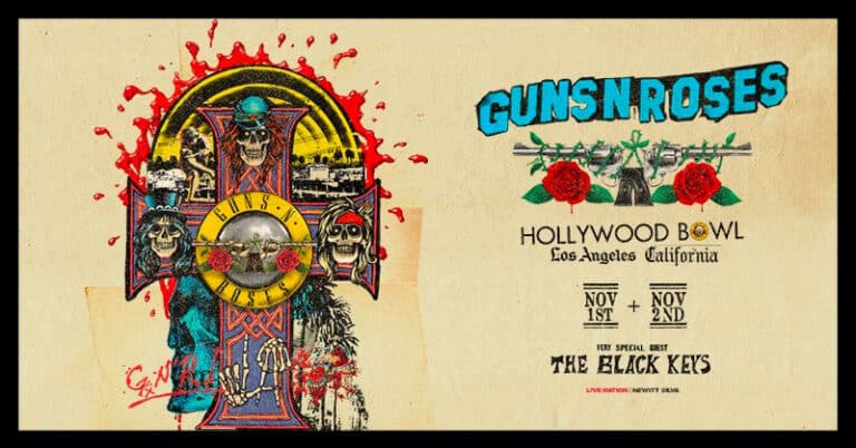 Guns N Roses playing Hollywood Bowl