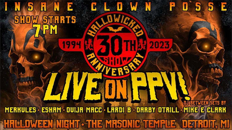 Insane Clown Posse announces ‘Hallowicked’ 30th anniversary PPV