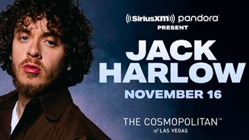 Jack Harlow To Perform for SiriusXM and Pandora Live from Las Vegas