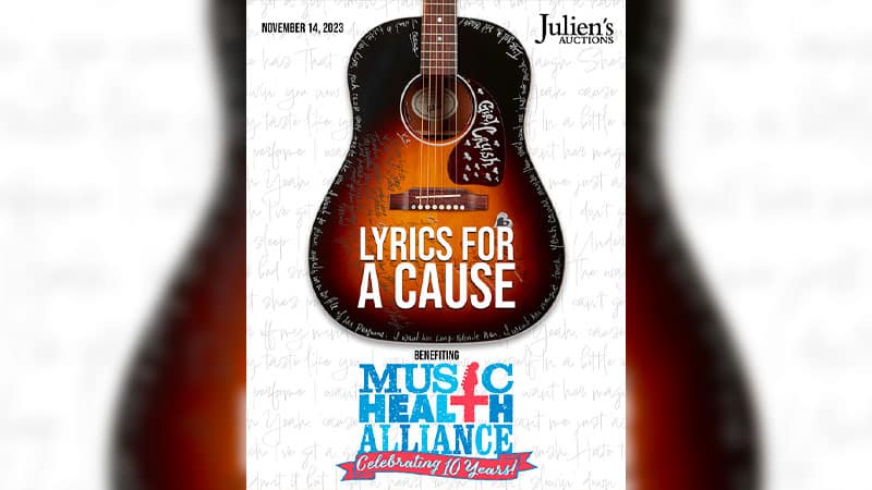 Lyrics from Celine Dion, Garth Brooks, Melissa Etheridge, others to be auctioned for charity