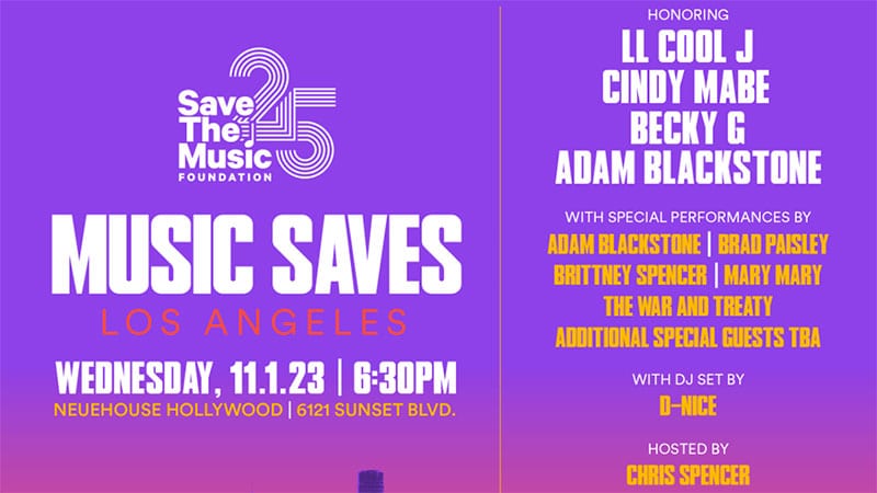 LL Cool J, Becky G among 2023 Save the Music honorees
