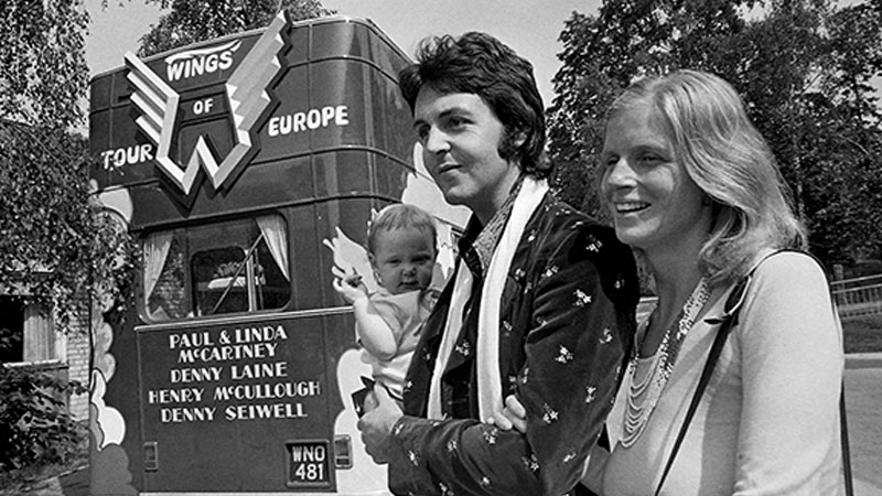 Paul McCartney’s original 1972 Wings double-decker tour bus hits the auction block