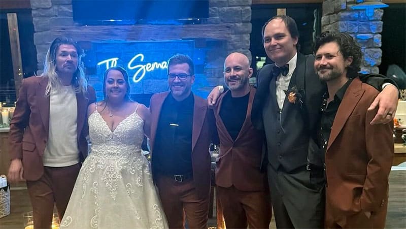 Taking Back Sunday surprises long-time fans on their wedding day