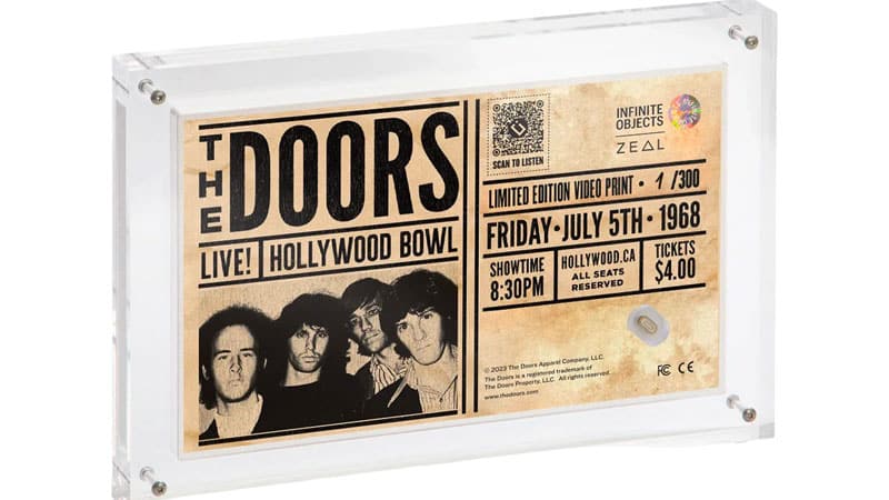Infinite Objects announces The Doors digital collectible moving poster