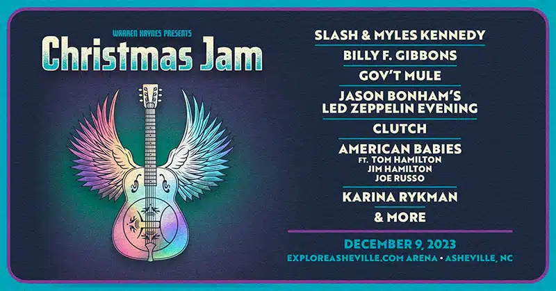 Warren Haynes announces 2023 Christmas Jam