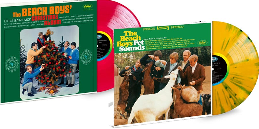 The Beach Boys release two classic albums on limited edition color vinyl