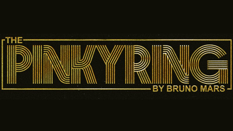 Bruno Mars The Pinky Ring Bellagio
