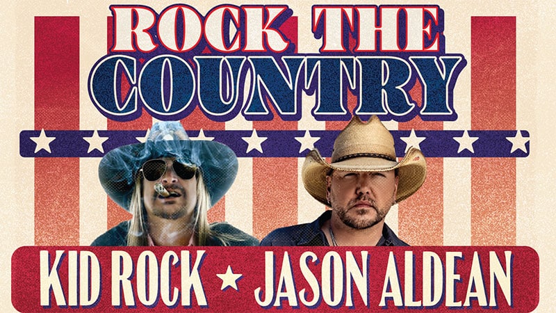 Jason Aldean, Kid Rock to headline inaugural Rock the Country festivals