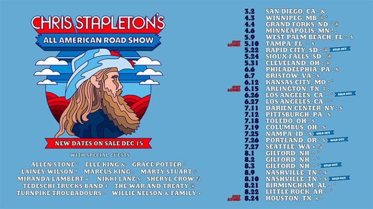 Chris Stapleton 2024 All-American Road Show