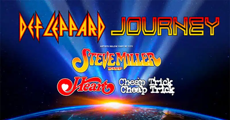 Def Leppard, Journey, Steve Miller, Heart, Cheap Trick announce 2024 stadium tour