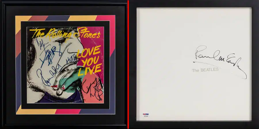 Paul McCartney, Mick Jagger, Elvis, Tupac, Travis Scott items at auction