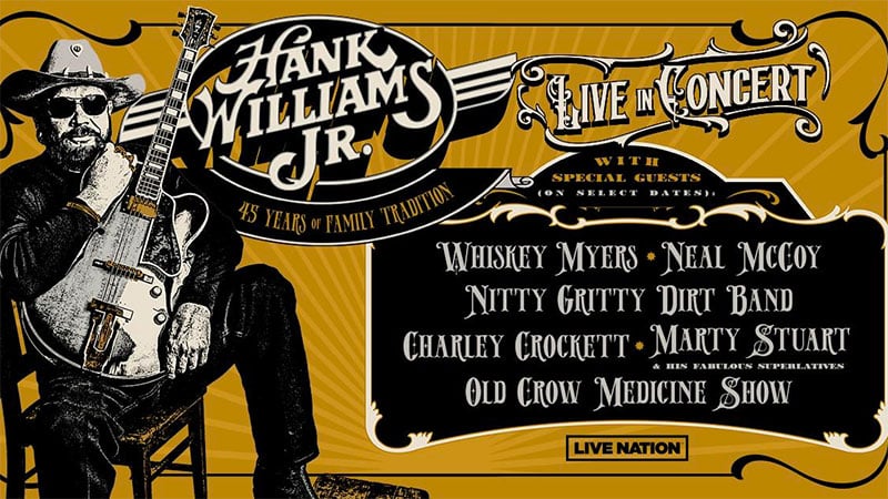 Hank Williams Jr announces 2024 US tour