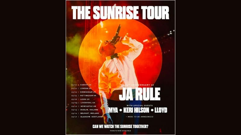 Ja Rule announces 2024 international The Sunrise Tour