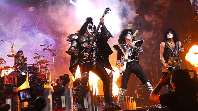 Kiss plays Madison Square Garden in New York City, 12/1/23