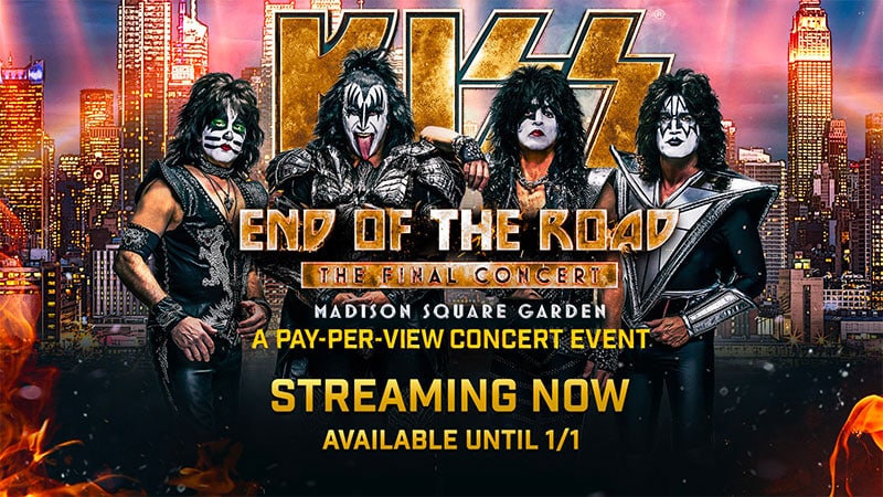Kiss PPV replay of final concert extended through New Year’s