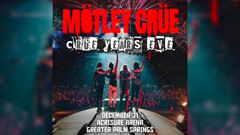 Mötley Crüe announces 2023 New Year’s Eve show