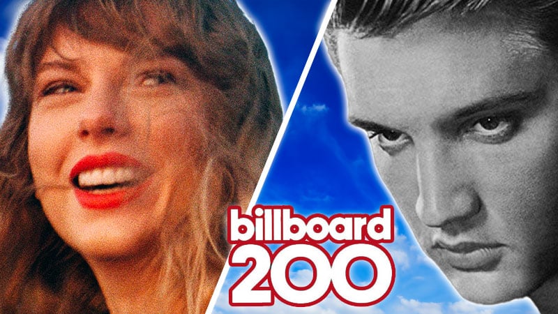 Taylor Swift ties Elvis Presley’s Billboard 200 record
