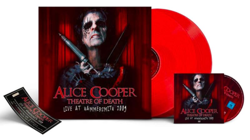 Alice Cooper announces ‘Theatre Of Death — Live At Hammersmith 2009’ vinyl