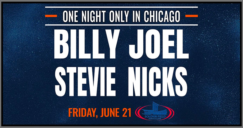 Billy Joel, Stevie Nicks announce joint Chicago concert