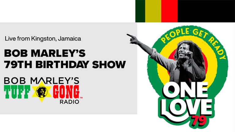 Bob Marley's 79th Birthday Show on SiriusXM