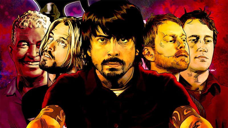 Foo Fighters get comic book treatment