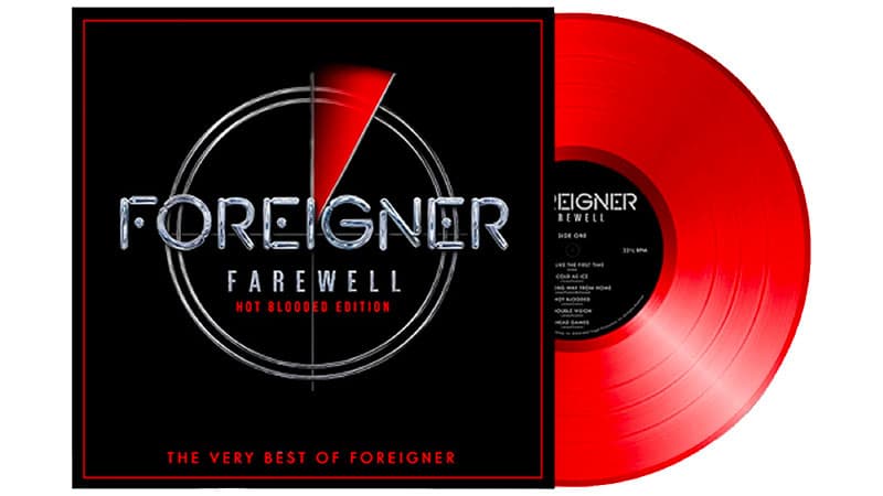 Foreigner announces ‘Farewell – The Very Best Of Foreigner (Hot Blooded Edition)’ vinyl