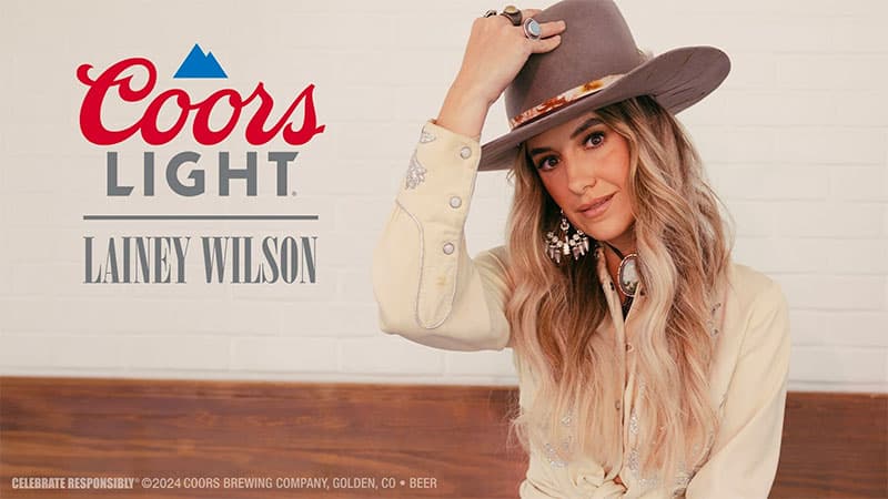 Lainey Wilson signs multi-year partnership with Coors Light