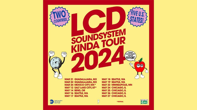 LCD Soundsystem 2024 North American Tour