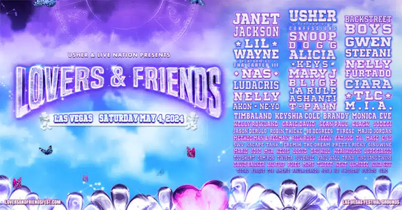 Usher to perform ‘Confessions’ at 2024 Lovers & Friends