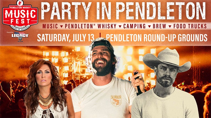 Thomas Rhett to headline 2024 Pendleton Whisky Music Fest