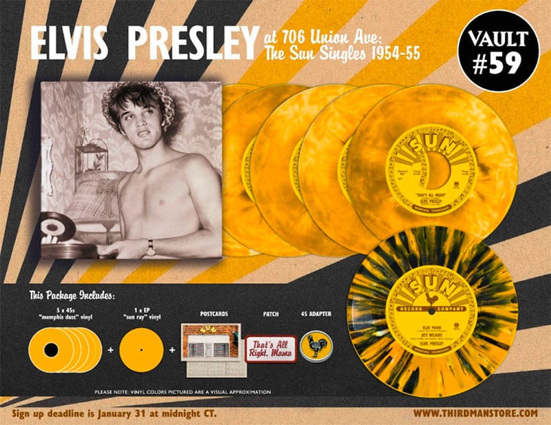 Third Man Records announces Elvis Presley Vault Package