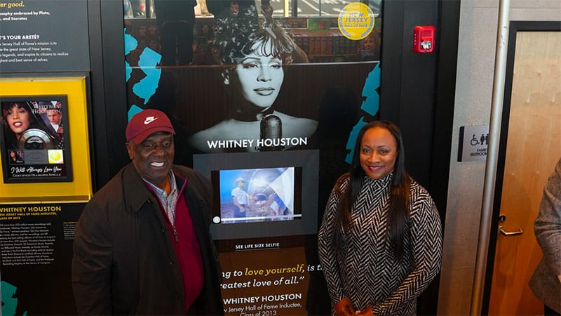 New Jersey Hall of Fame honors Whitney Houston