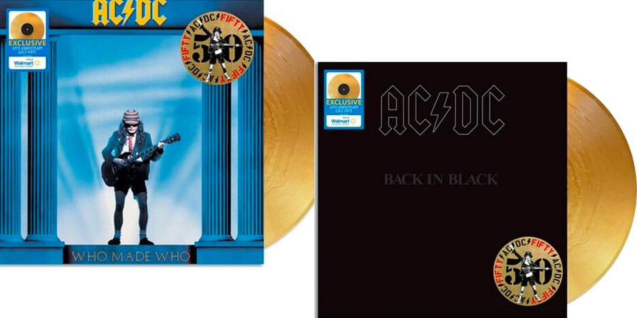 AC/DC celebrating 50 years with catalog on gold vinyl